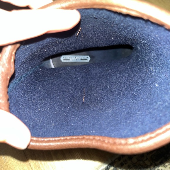 Charleston Shoe Co Legare Mid Calf Rain Boots Olive Brown Size 7 - Picture 8 of 11